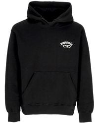 Propaganda - Schwarzer Harem Hoodie Mit Kängurutasche - Lyst