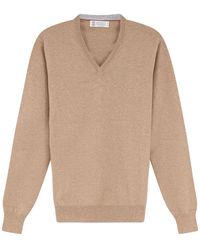 Brunello Cucinelli - V-Neck Knitwear - Lyst