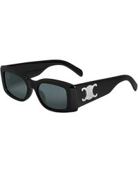 Celine - Triomphe xl quadratische sonnenbrille schwarz grau,triomphe sonnenbrille,sunglasses - Lyst