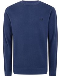 Fred Perry - Round-Neck Strickwaren - Lyst