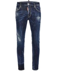 DSquared² - Jeans ,Blauw ,Denim Stijlvolle Denim Jeansbroek - Lyst