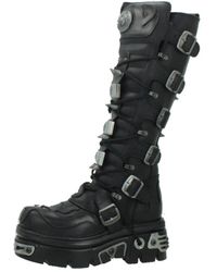 New Rock - Lace-Up Boots - Lyst