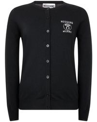Moschino - Elegante Cardigan Met Knopen En Kraag - Lyst