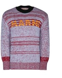Marni - Round-Neck Knitwear - Lyst