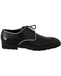Dolce & Gabbana - Elegant Leather Derby Dress Shoes - Lyst