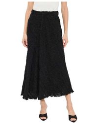IRO - Rokken ,Zwart ,Tweed Zwarte Tweed Mink Met Zakken - Lyst