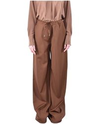 Max Mara - Broeken ,Bruin ,Broeken - Lyst