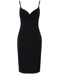 Philipp Plein - Stretch Cady Slip Dress - Lyst