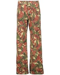 Rabanne - Jeans ,Veelkleurig ,Katoen Camouflage Cargo Jeans Lente-Zomer 2025 - Lyst