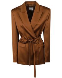 ANDAMANE - Wilder Belted Blazer - Lyst