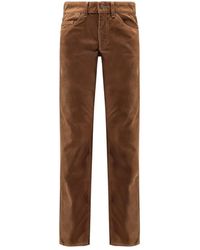 Isabel Marant - Braune Hose Mit Reißverschluss - Lyst