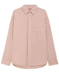 AMISH - Grau rosa hemd amu108p4290569 - Lyst