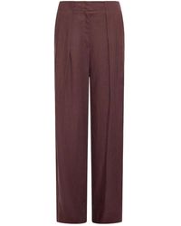 Marella - Broeken ,Bruin ,Mllrete Wide Broeken - Lyst