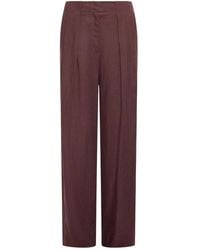Marella - Broeken ,Bruin ,Mllrete Wide Broeken - Lyst