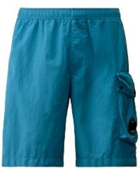 C.P. Company - Nylon cargo swim shorts in ink - Lyst