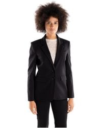 Pinko - Geknoopte Revers Blazer - Lyst