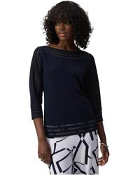 Joseph Ribkoff - Elegantes Blaues Top Für Frauen - Lyst