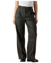 Second Female - Elegante Dunkelgraue Wake Hose - Lyst