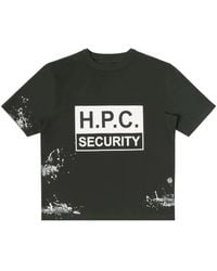 Heron Preston - Casual Zwart Katoenen T-Shirt Met Korte Mouwen - Lyst