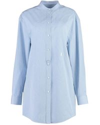 Jil Sander - Overhemden ,Blauw ,Katoen Wednesday Shirt - Lyst