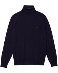 Lacoste - Truien & Vesten ,Blauw ,Blauwe Sweatshirt Voor Mannen - Lyst