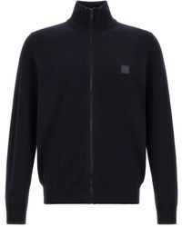 BOSS - Kanozip_S Cardigan - Lyst