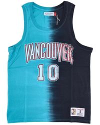 Mitchell & Ness - Fitness ,Veelkleurig ,Katoen Nba Tie Dye Tank Bibby No. 10 - Lyst