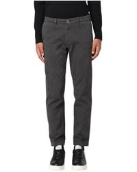 Re-hash - Slim Fit Casual Chinos Broek - Lyst