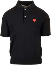 COMME DES GARÇONS PLAY - Round-Neck Knitwear - Lyst