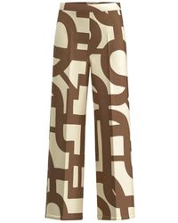 Marella - Broeken ,Veelkleurig ,Polyester Emmalbero Wide Broeken - Lyst