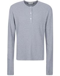 Carrera - Tops ,Grijs ,Katoen Lis Henley Top - Lyst