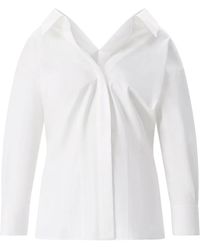 Givenchy - Overhemden ,Wit ,Katoen Poplin Overhemd - Lyst