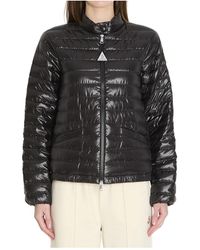 Moncler - Jassen ,Zwart ,Nylon Korte Azalee Donsjas - Lyst