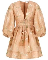 Zimmermann - Short Dresses - Lyst