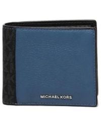 Michael Kors - Hudson Leren Billfold Portemonnee Met Kenmerkend Logo En Muntvak - Lyst