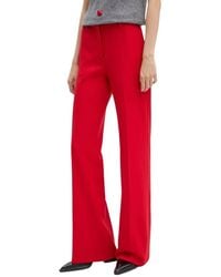 MSGM - Wide Trousers - Lyst