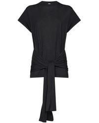 TOTEME - Tops ,Zwart ,Katoen Top - Lyst