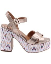 DONNA LEI - High Heel Sandals - Lyst
