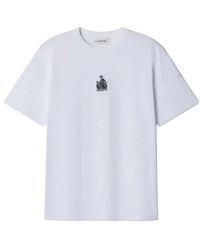 Lanvin - T-Shirt Logo&D Geborduurd - Lyst