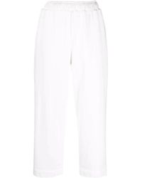 Proenza Schouler - Pantaloni in cotone bianchi per donne - Lyst