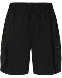 Represent - Korte Broeken ,Zwart ,Nylon 247 Shorts - Lyst