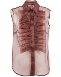P.A.R.O.S.H. - Blouses - Lyst