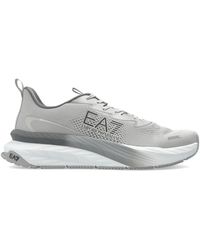 EA7 - Schoenen ,Grijs ,Low-Top Sneakers - Lyst