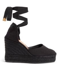 Castañer - Carina Raffia Wedge Espadrilles - Lyst