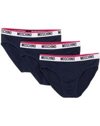Moschino - Logo Band Slip Tri-Pack - Lyst