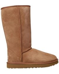 UGG - Schoenen ,Bruin ,Polyester Classic Tall Boots - Lyst