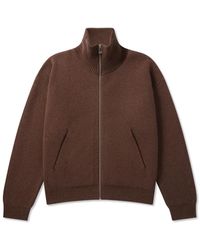Axel Arigato - Truien & Vesten ,Bruin ,Wol Core Zip-Up Sweater - Lyst