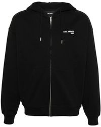 Axel Arigato - Schwarze field hoodie pullover - Lyst