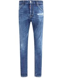 DSquared² - Jeans ,Blauw ,Vintage Skinny Jeans Met Moderne Snit - Lyst