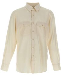 Tom Ford - Fluid Twill Military Fit Shirt - Lyst